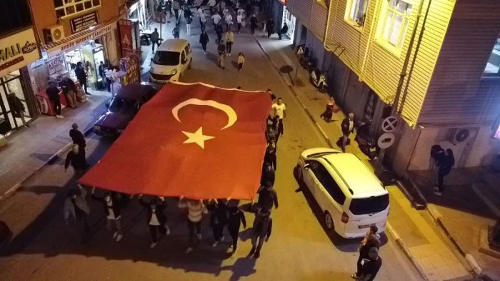 Gülnar’da Fener Alayı Yürüyüşü Coşkusu